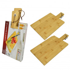 SET 2 TAGLIERI IN BAMBOO CM.33X15/38X17 (6pz)